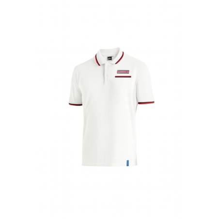 POLO SPARCO MARTINI-R BOLSILLO BLANCO TALLA XS
