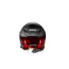 CASCO SPARCO FLUX RJ-I 8859-24 NEGRO INTERIOR ROJO TALLA M/L