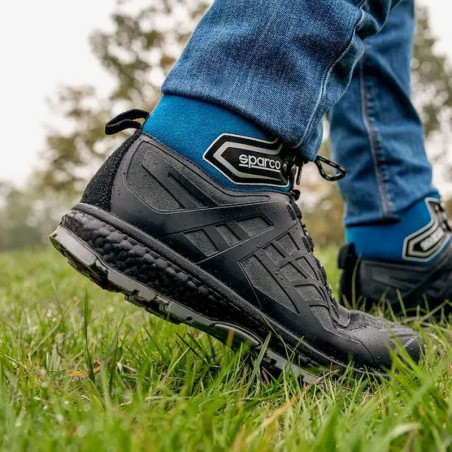 ZAPATO SEGURIDAD SPARCO ARCTIC S7S  NEGRO/AZUL TALLA 39