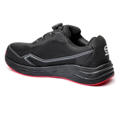 ZAPATO SEGURIDAD SPARCO IMPULSE+ S1PS ROTOR NEGRO/ROJO TALLA 41