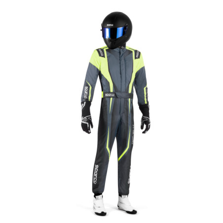 TRAJE K46 PRIME K INFINITY NEGRO/AMARILLO TALLA 58