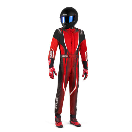 TRAJE K46 PRIME K INFINITY NEGRO/ROJO TALLA 58