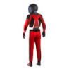 TRAJE K46 PRIME K INFINITY NEGRO/ROJO TALLA 58