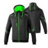 SUDADERA SPARCO CAPUCHA Y CREMALLERA COLORADO GS/VF TALLA XXXL