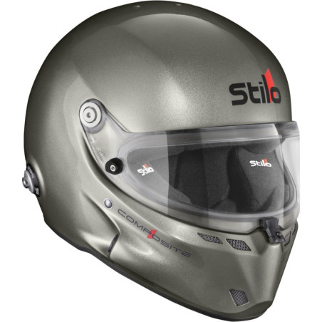 CASCO STILO ST6F TURISMO COMPOSITE TITANIO FIA8859-24 SA2020 + HANS TALLA 63