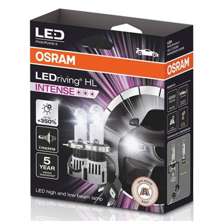 OSRAM LEDRIVING® HL INTENSE 12V 27/23W P43T / PU43T-3 ≠ H4/H19