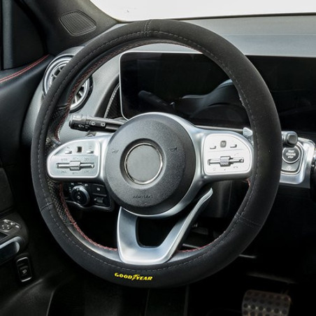 FUNDA VOLANTE ALCANTARA NEGRO SPORT GY CS