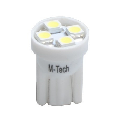 L017W - W5W 4XSMD3528 12V BLANCO | 10 UDS