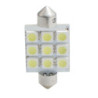 L059W - C5W 41MM 9XSMD5050 12V BLANCO | 10 UDS