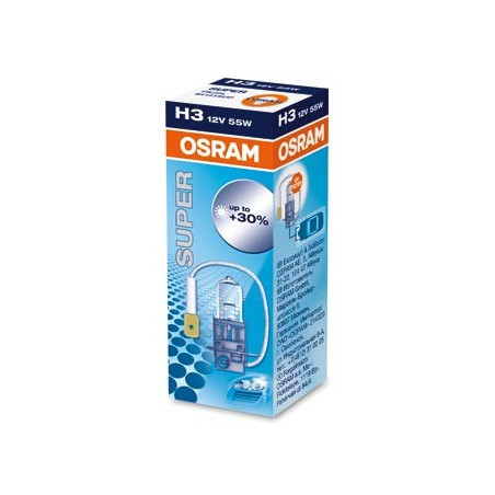 HALOGEN OSRAM SUPER 64150SUP PK22S 55W 12V H3 &