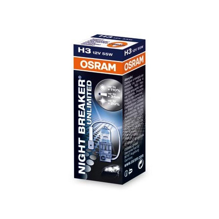 OSRAM NIGHT BREAKER® UNLIMITED H3 &