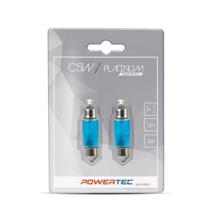 POWERTEC PLATINUM C5W 36MM SV,5-8 WHITE EFFECT 12V BLISTER