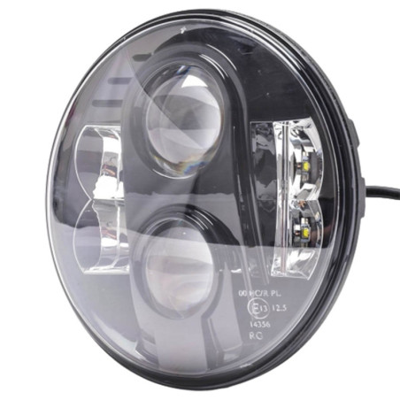FARO DE CARRETERA LED - REDONDO 7 9-36V NEGRO