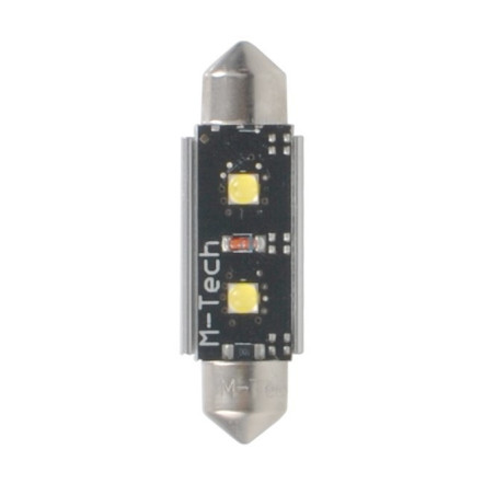 L813W - C5W 36MM 2XHP LED 12V BLANCO | 10 UDS