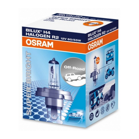 HALOGEN OSRAM SUPER BRIGHT PREMIUM H4 P43T 12V 100/90W