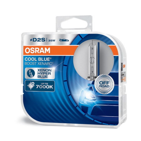 OSRAM XENARC D2S COOL BLUE BOOST P32D 66240CBB DUO