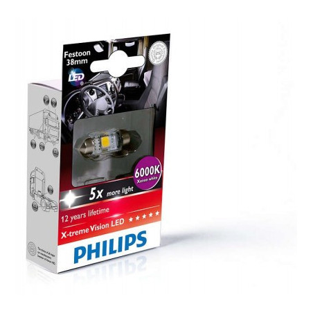 PHILIPS X-TREMEULTINON GEN2 FEST 10.5X38 LED 24944 6000K 24V 1W X1 24V 1W X1&