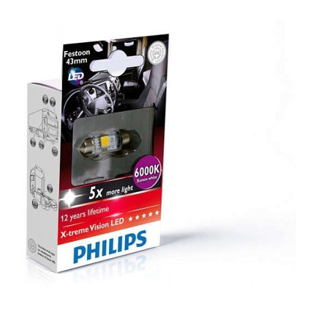 PHILIPS X-TREMEULTINON GEN2 FEST 10.5X43 LED 24946 6000K 24V 1W X1 24V 1W X1&