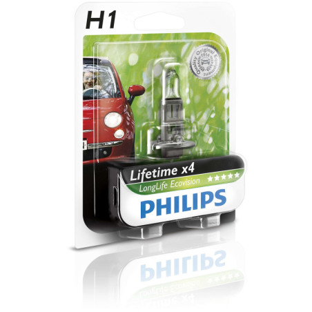 PHILIPS H1 LONGLIFE ECOVISION 12V55W P14,5S B1
