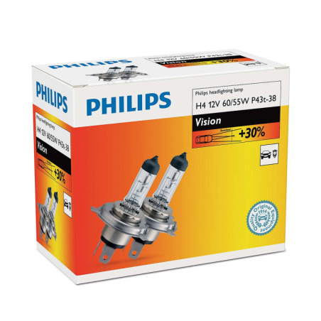 PHILIPS H4 VISION 12V60/55W P43T-38 C2