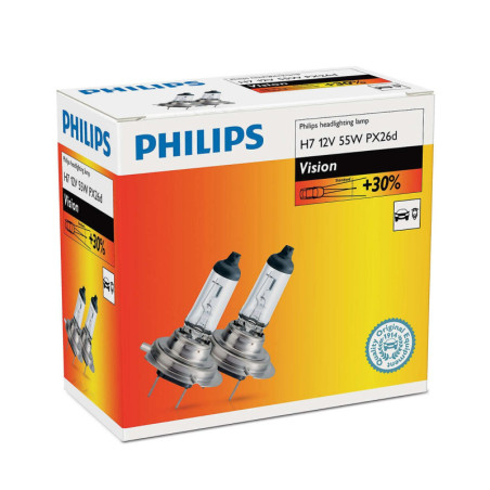 PHILIPS H7 VISION 12V55W PX26D C2