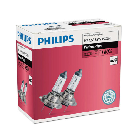 PHILIPS H7 VISIONPLUS 12V55W PX26D C2
