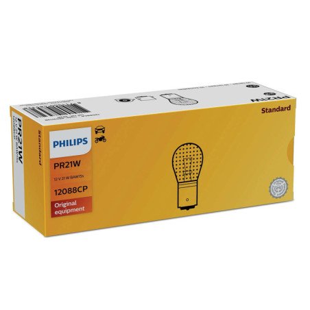 PHILIPS PR21W 12V21W BAW15S CP | 10 UDS