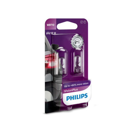 PHILIPS WBT10 12V6W W2,1X9,5D B2