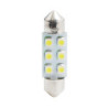 BLISTER 2X LED L028Y - C5W 36MM 6XSMD3528 AMARILLO