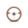 VOLANTE MOMO PROTOTIPO HERITAGE TOBACCO 350 MM PIEL