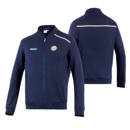 SUDADERA GULF CON CREMALLERA COMPLETA BM S