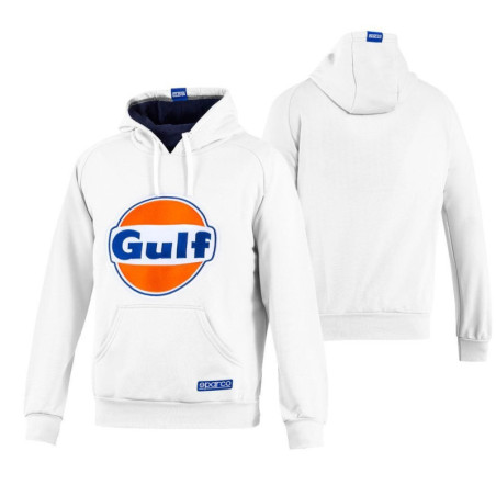 SUDADERA CON CAPUCHA MARCA GULF BI L