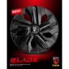 TAPACUBOS MOMO BLADE BRILLANTE NEGRO CARBÓN 16 - 4 PIEZAS