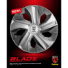 TAPACUBOS MOMO BLADE MATE PLATA ANTIDESLIZANTE 14 - 4 PIEZAS