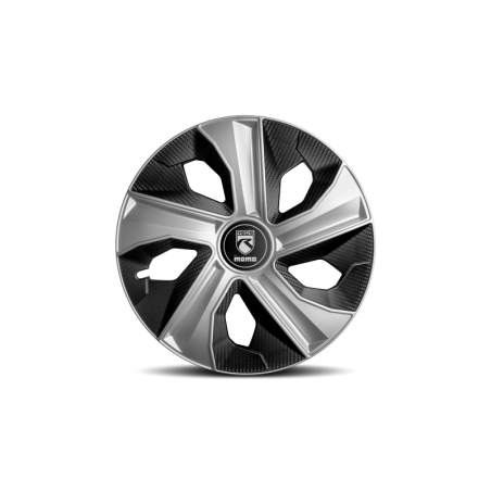 TAPACUBOS MOMO BLADE MATE NEGRO CARBÓN 16 - 4 PIEZAS