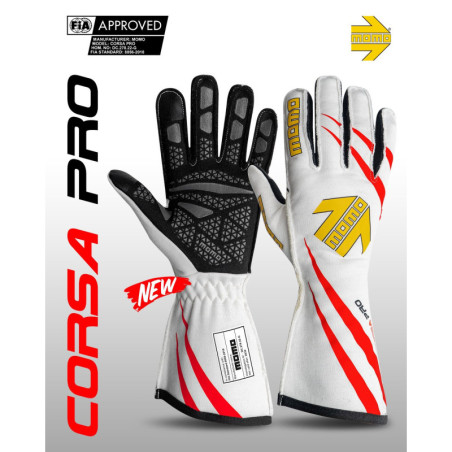 GUANTES CORSA PRO BLANCO 12
