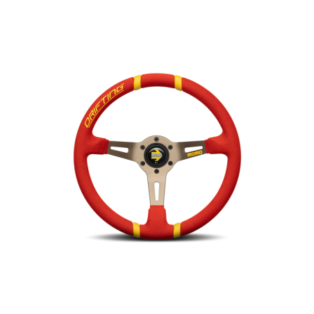 VOLANTE DRIFT 350 ROJO MICROFIBRA