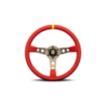 VOLANTE ST/WHEEL MOD. 07 350 ROJO MICROFIBRA