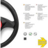FUNDA VOLANTE MOMO STREET UNIVERSAL NEGRO Y GRIS 38-39CM