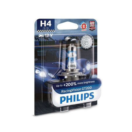 PHILIPS RACINGVISION GT200 H4 12342 RGT 12V 60/55W P43T-38 B1