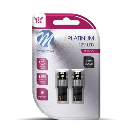 BLISTER 2X DIODE LED T10-W5W 4X1616 SMD BLANCO