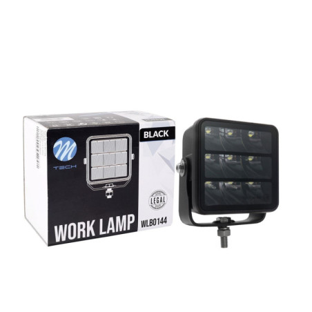 FARO DE LARGO ALCANCE- TRIPLE FILA- SOPORTE INFERIOR- 45W 10-32V 3,4, BLACK SERIES