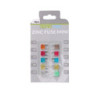ZINC FUSE MINI BLISTER CARD PACKING 10 PCS (5A, 7,5A, 10A X2, 15A X2, 20A X2, 25A, 30A)