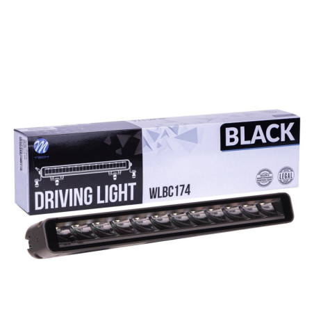 FARO DE LARGO ALCANCE M-TECH BLACK SERIES 12X5W LED 12-48V 60W 14,5  LUZ DE POSICIÓN DINÁMICA