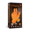 GRIPPAZ NITRILE FISHSCALE 240MM 6MIL 50PCS/BOX ORANGE SIZE L