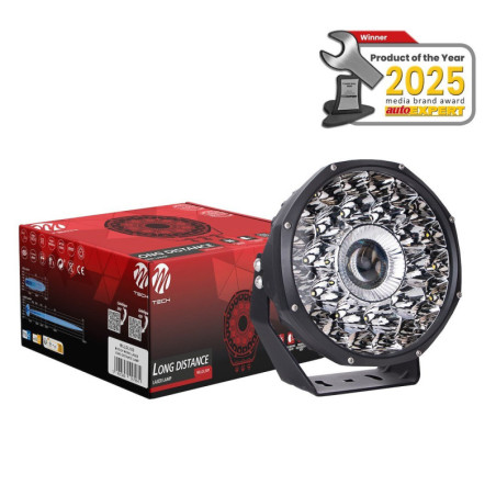 LÁMPARA LÁSER DE LARGA DISTANCIA M-TECH WORK WLLDL109, LED 28XHP + LED LÁSER BLANCO 1X30W, 12-24V