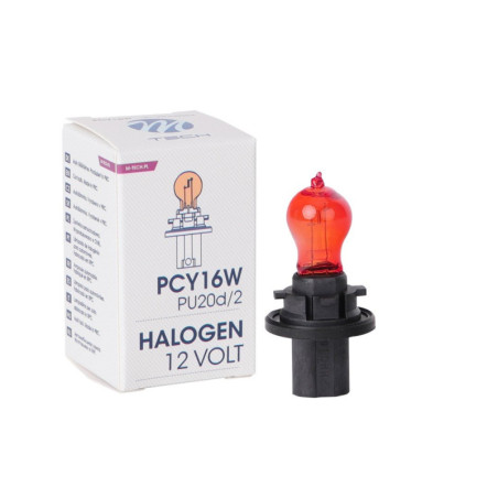 LÁMPARA HALÓGENA M-TECH PCY16W 12V 16W PU20D/2