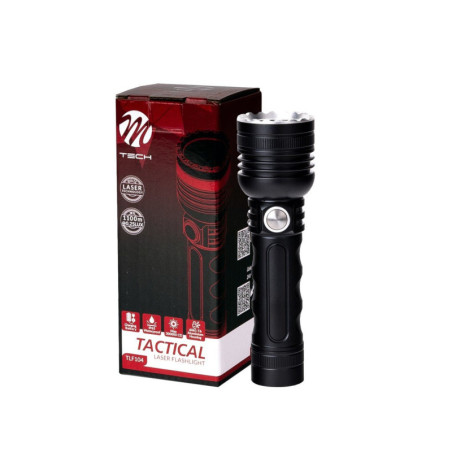 M-TECH TACTICAL LASER FLASHLIGHT TLF104, 1X10W WHITE LASER LED