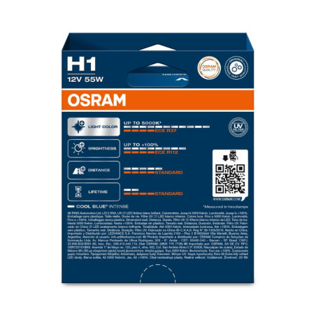 OSRAM COOL BLUE INTENSE 64150CBN-2HB H1 P14,5S 12V 55W