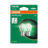 OSRAM ULTRALIFE 7506ULT-2BL P21W BA15S 12V 21W